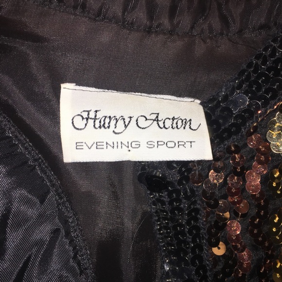 Vintage Harry Acton Evening Sport sequin  jacket - Picture 3 of 5